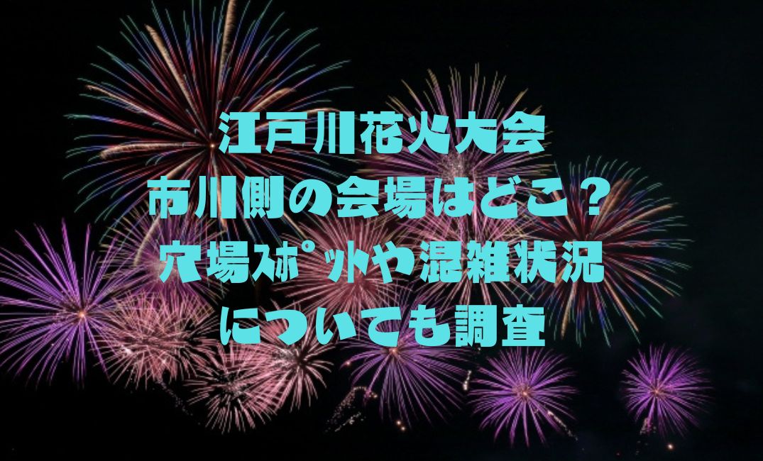 江戸川花火大会市川側の会場