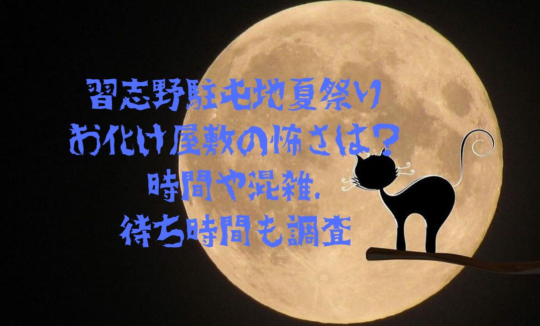 習志野駐屯地夏祭りお化け屋敷