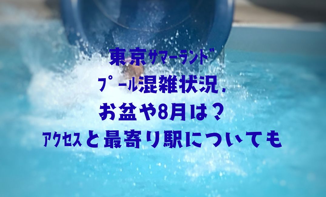東京ｻﾏｰﾗﾝﾄﾞﾌﾟｰﾙ混雑状況
