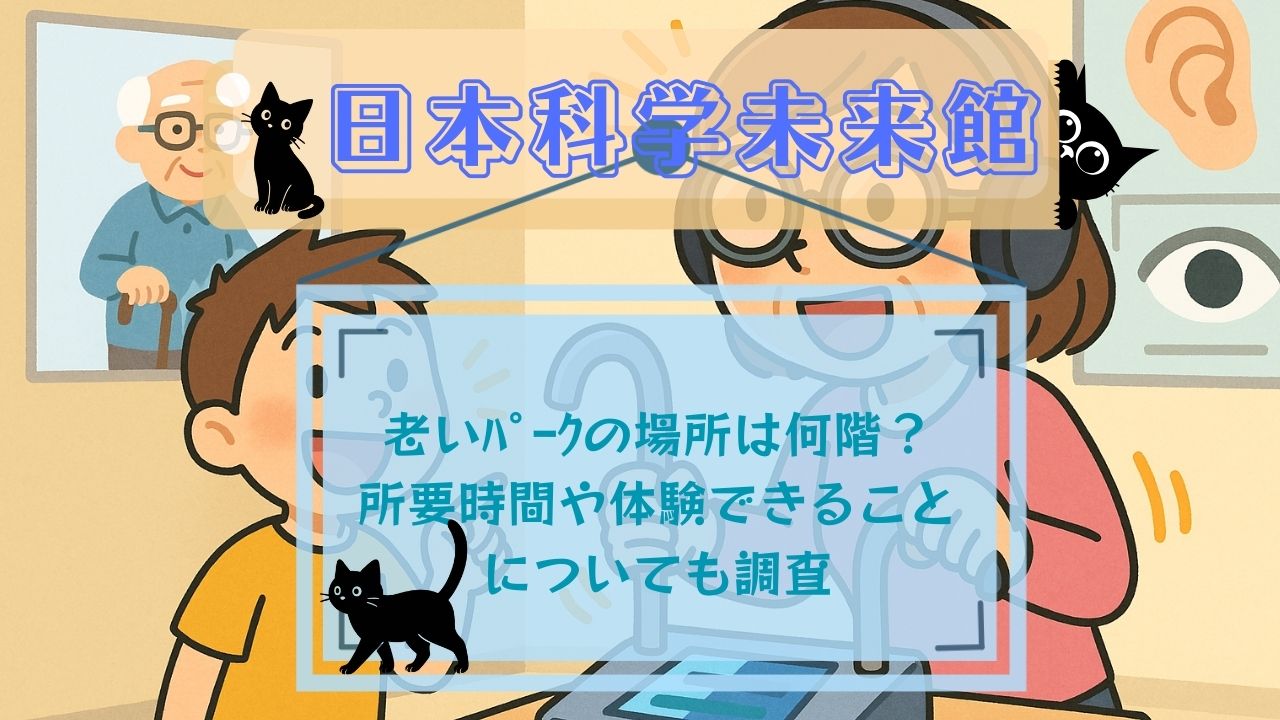 日本科学未来館老いﾊﾟｰｸの場所