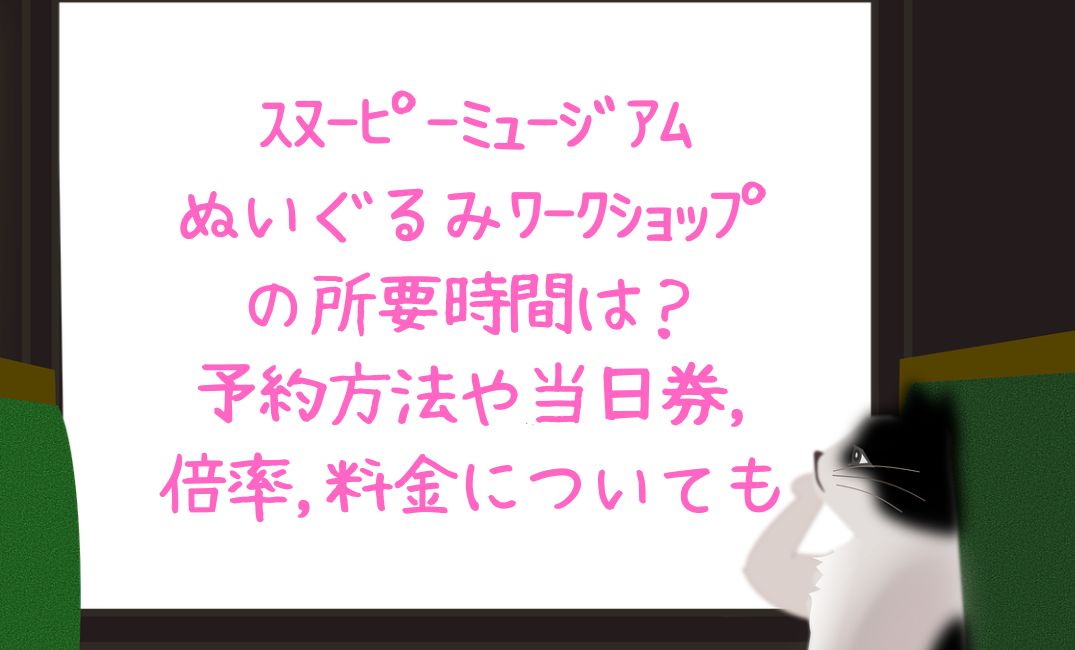 ｽﾇｰﾋﾟｰﾐｭｰｼﾞｱﾑぬいぐるみﾜｰｸｼｮｯﾌﾟ