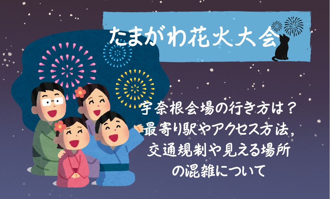 たまがわ花火大会宇奈根会場