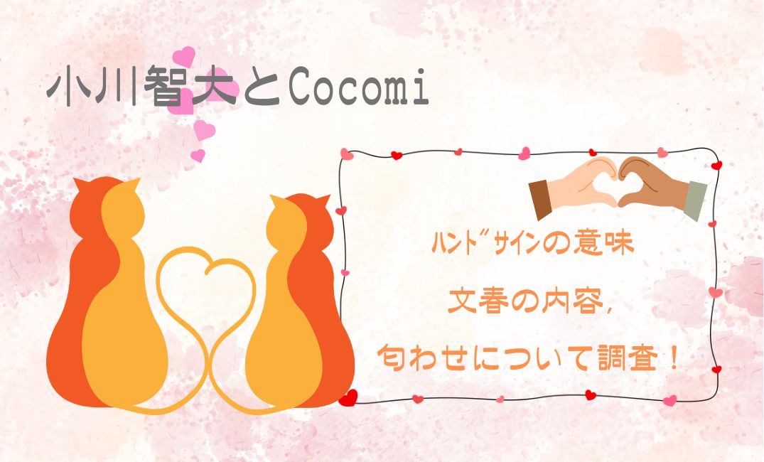 小川智大とCocomiﾊﾝﾄﾞｻｲﾝの意味