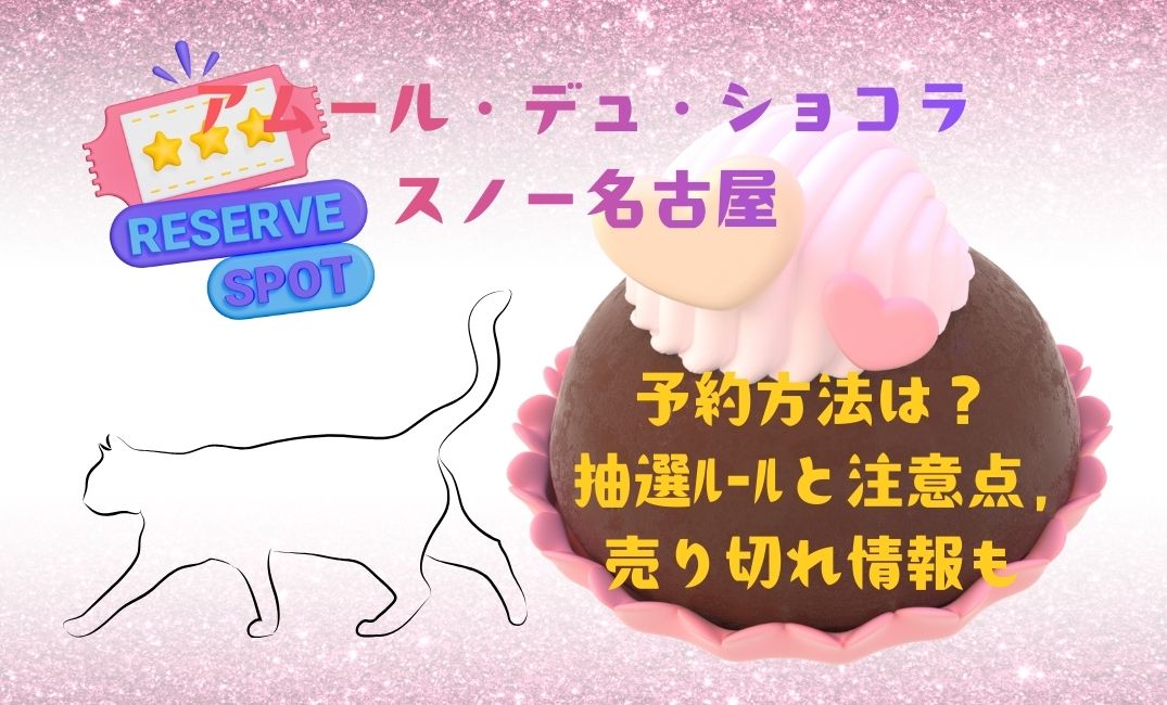 ｱﾑｰﾙﾃﾞｭｼｮｺﾗｽﾉｰ名古屋の予約方法は？