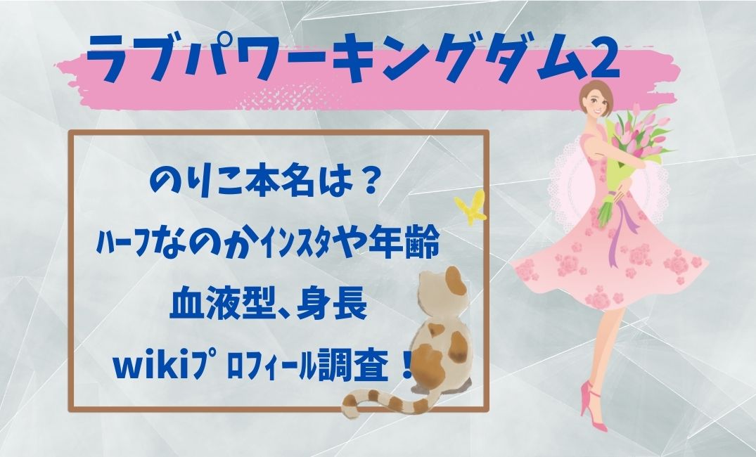 ﾗﾌﾞﾊﾟﾜｰｷﾝｸﾞﾀﾞﾑ2 のりこ本名は？