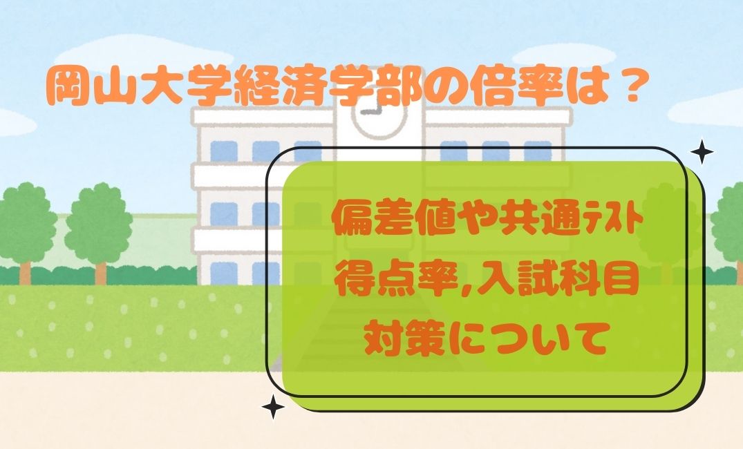 岡山大学経済学部の倍率は？