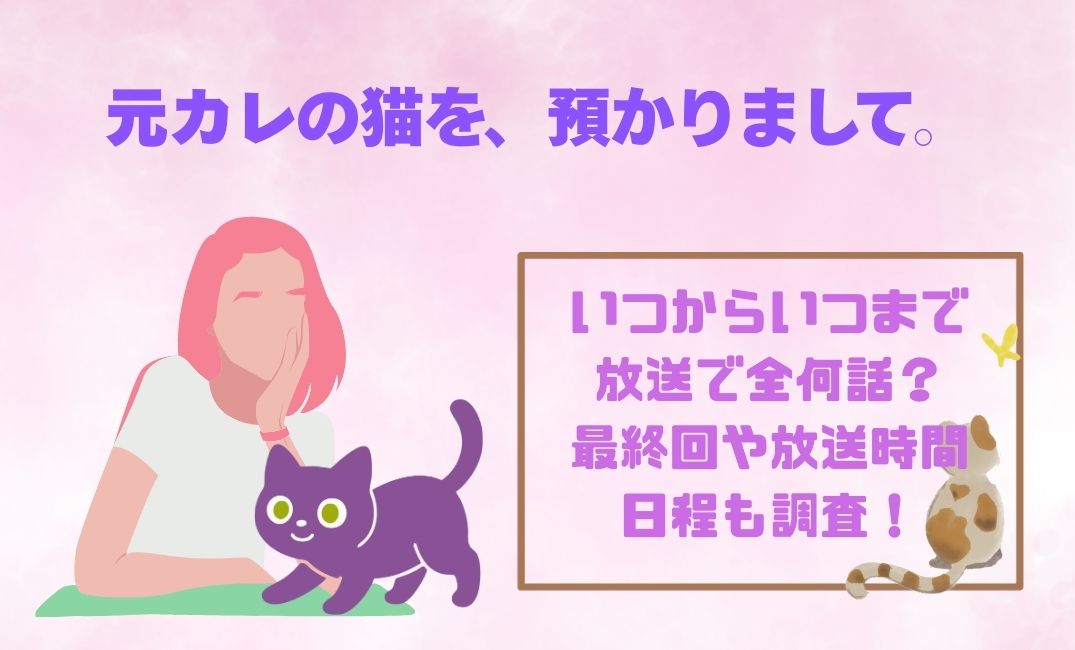 元ｶﾚの猫を,預かりまして。いつからいつまで
