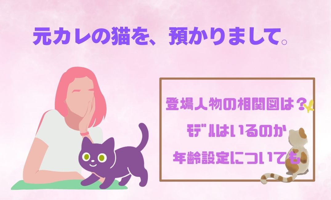 元ｶﾚの猫を,預かりまして。登場人物の相関図