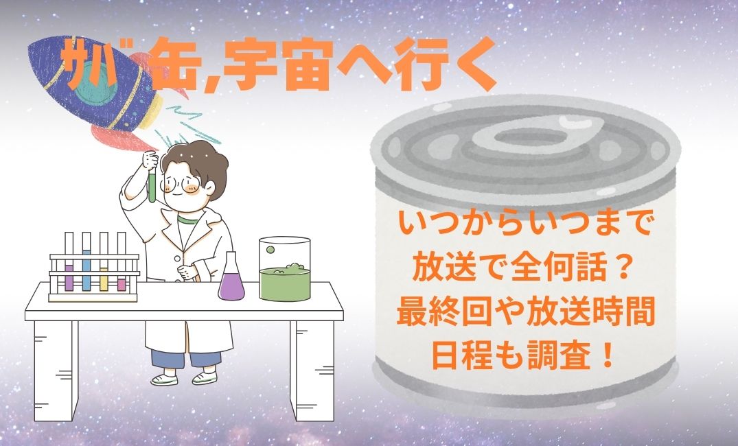 ｻﾊﾞ缶,宇宙へ行くいつからいつまで