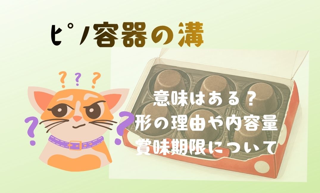 ﾋﾟﾉ容器の溝
